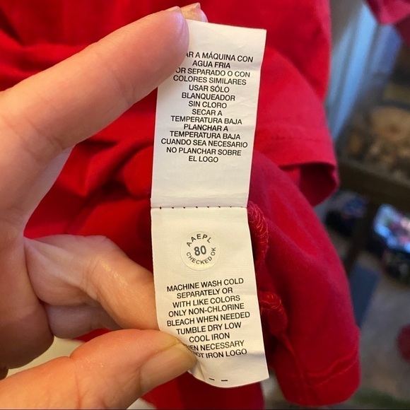 NWT~CHILDREN’S PLACE Red Long Sleeve Top -10/12Y - Picture 2 of 6